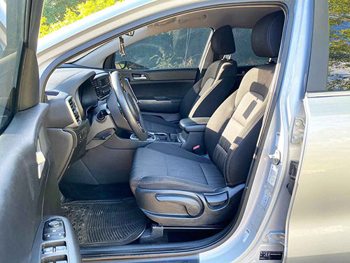 Kia Sportage front seat