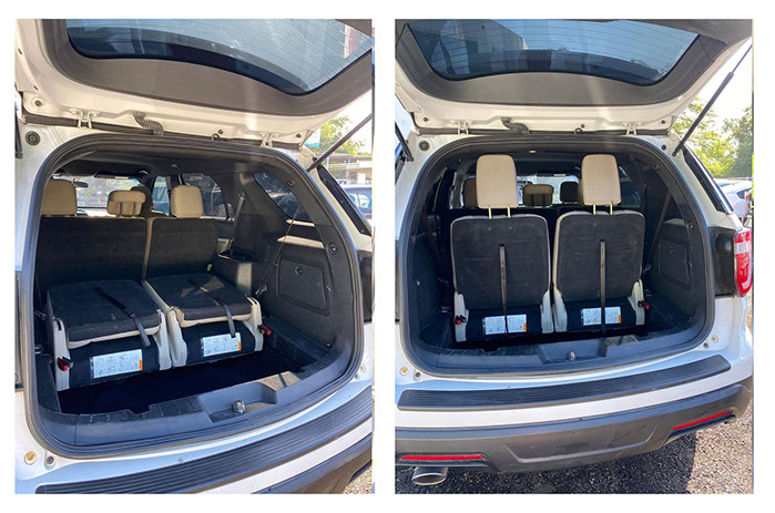 Ford Explorer open trunk