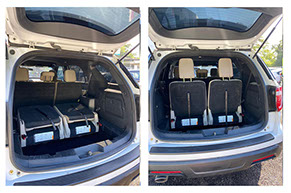 Ford Explorer open trunk