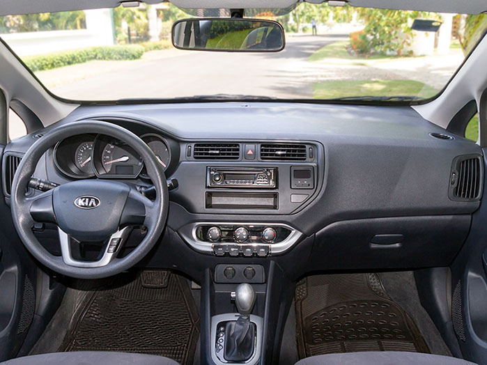 Kia Rio inside