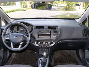 Kia Rio inside
