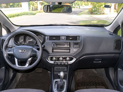 Kia Rio inside